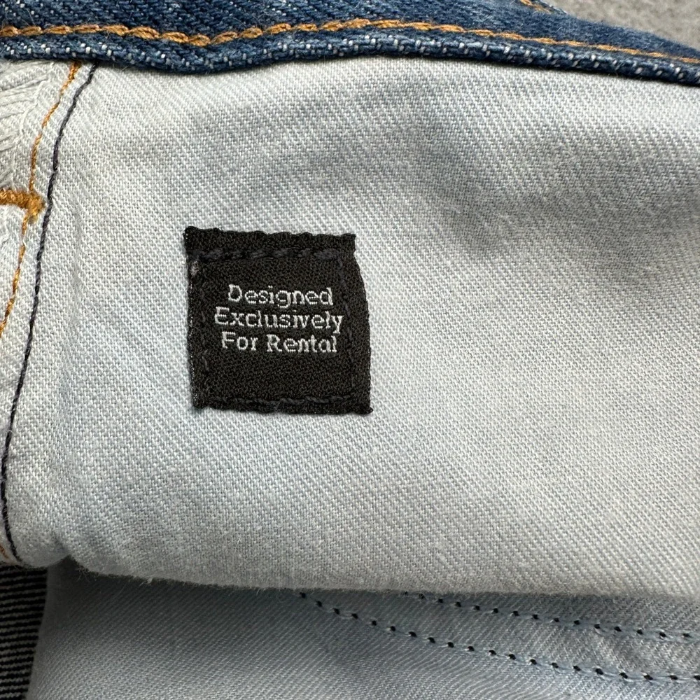 Carhartt Jeans‎ Mens 40x34 Blue Relaxed Fit B49 Straight Leg Denim Work Pants